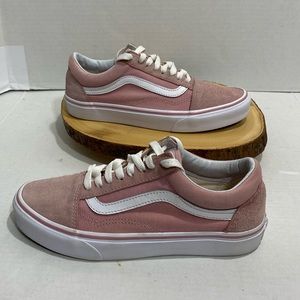 Vans || Old school pink unisex size 7men’s 8.5 women’s
